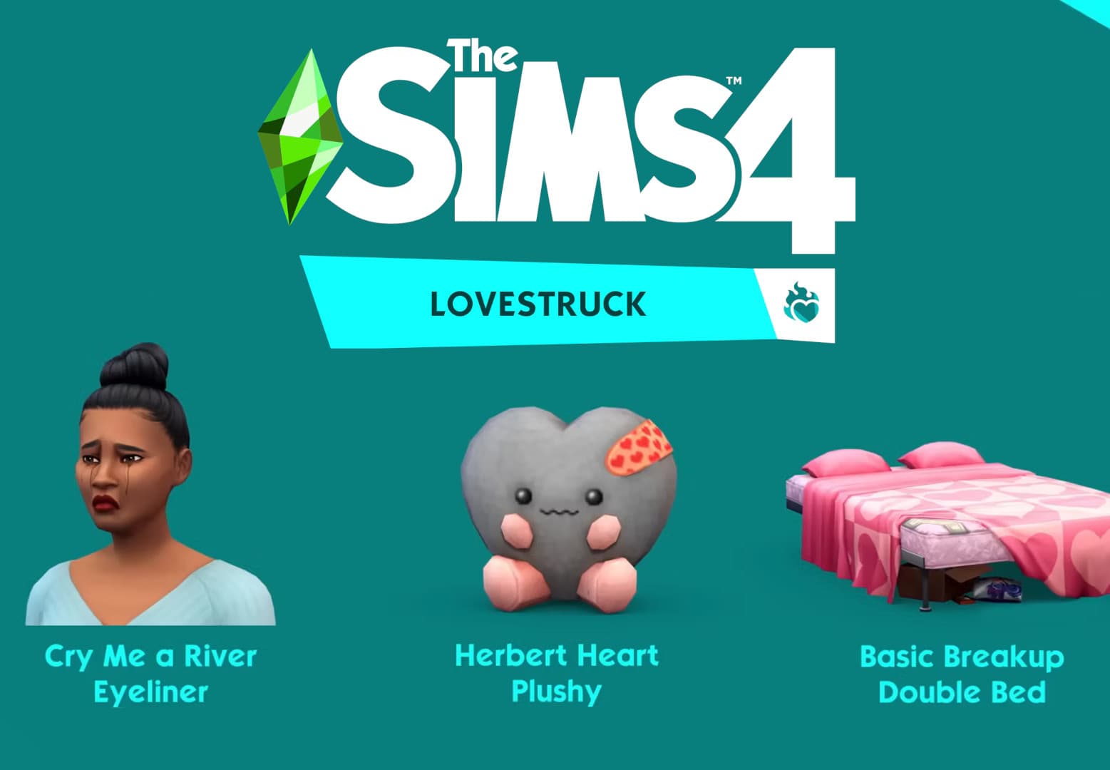 The Sims 4 - Lovestruck Pre-order Bonus DLC PC EA App CD Key cover art
