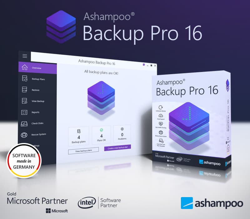 Ashampoo Backup Pro 16 Key (3 PCs) cover art